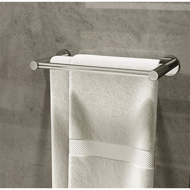 Belfry Bathroom Tahana 38cm Wall Mounted Towel Rail Wayfair.co.uk